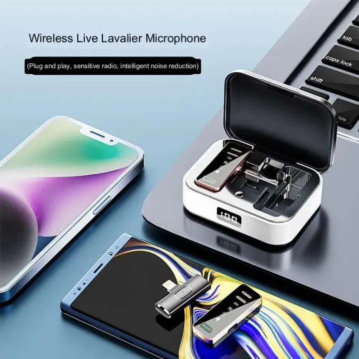 -2%20wireless%20collar%20clip%20microphone%20DSP%20noise%20reduction%20video%20-%20Image%203