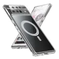 For Google Pixel 6 Pro Transparent Frosted MagSafe Phone Case. 