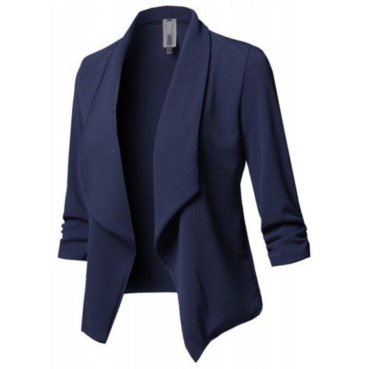 NEW%20Oversize%20Office%20Ladies%20Notched%20Collar%20Women%20Blazer%20Solid%20Autumn%20Jacket%20Pleated%20Sleeve%20Casual%20Female%20Suits%20Coat%2010%20Colors%20-%20Image%202