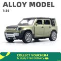 Land Rover Defender 1:36 Car in two colors. 