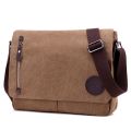 Weysfor Fashion Solid Canvas Messenger Satchel Bags Buckle Casual Portable Shoulder Bag Korean Trend Simple Pack For Men. 