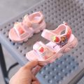 Korean Style Girls' Summer Sandals Soft Bottom Little Kids' Princess Shoes Beach Shoes Girls' Shoes Little Girl's Shoes 52-3-4. 