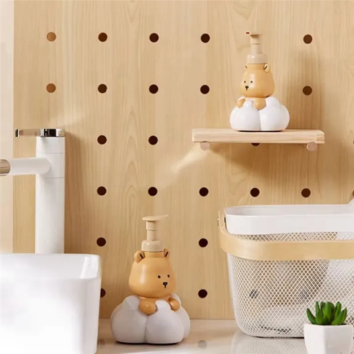 With%20Refillable%20Containe%20Shampoo%20Pump%20Bottle%20Fun%20and%20Functional%20Bathroom%20Accessory%20250ml%20Milk%20Tea%20Color%20-%20Image%204