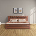 Regal WOODEN BED- FLORIDA BDH-371-3-1-20 (King Bed) 991523. 