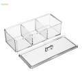 Clear Organizer Desk Makeup Holder Storage Organizer Box Storage Bins for Crafts Dresser.