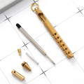Bolt Action Pen Solid Brass Pen Metal Pen (Retro B). 