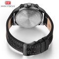 MINI FOCUS Watch Men's Quartz Watch Trendy Watch Three Eye Calendar MF0029G. 
