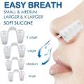 Anti Snoring Anti SnNose Clip Silicone Snoring Solution Device SnStopper Sleeping Aid Nasal Dilators Care Tools.