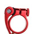 Aluminum Alloy Seatpost Clamp Quick 31.8mm MTB Bike Cycling Saddle Seat Post Clamp Quick Release Lock. 