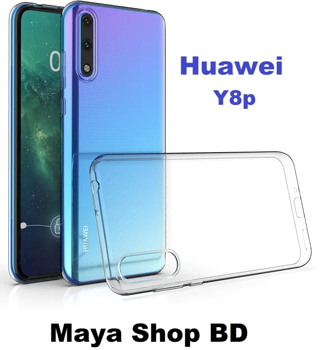 Tpu%20Transparent%20Back%20Cover%20For%20Huawei%20Y8P%20-%20Camera%20-%20Image%202