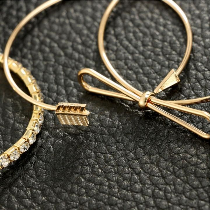Kuziduocai%20New%20!%20Fashion%20Fine%20Jewelry%20Bow-knot%20Cupid's%20Arrow%20Elasticity%20Rhinestone%20Bracelets%20&%20Bangles%20Women%20Girl%20Gifts%20-%20Image%205