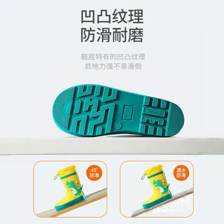 Children's%20Rain%20Boots%20Waterproof%20Shoes%20Boys%20and%20Girls%20Rain%20Boots%20Toddler%20Thick%20Wear-Resistant%20Non-Slip%20Elementary%20School%20Baby%20Rubber%20Dress%20Boots%20-%20Image%209