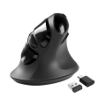 Micropack MP-V03W Ergo Lift Black Wireless Vertical Mouse. 