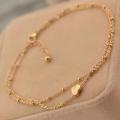 New Love Gold color Anklet(Payel) One Piece For Women.