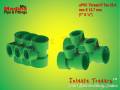 PVC Coupling Tee PVC Thread Fitting Quick Joint Madina R Tee for PVC Pipe- 6 pcs Bundle. 