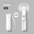 JISULIFE Portable Fan Mini Handheld Fan USB 4500mAh Recharge Hand Held Small Pocket Fan with Power Bank Flashlight Feature. 