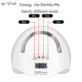 Myyeah Nail Dryer 220W LED UV Lamp 36pcs LEDs for Drying All Nail Gel Polish Motion Sensing Professional Manicure Pedicure Tools.