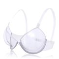 【VisioN Shop】Women 3/4 Cup Transparent Plastic Bra Gather Push Up Invisible Bras Underwear See Bralette Mujer.