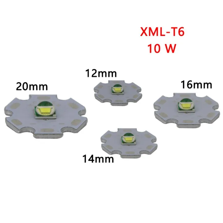 %E3%80%90Alizeker%20Mall%E3%80%91PCS%20XML%20XM-L1%20T6%20U2%2010W%20WHITE%20High%20Power%20LED%20Emitter%20with%2012mm%2016mm%2020mm%20PCB%20for%20DIY%20Flash%20Light%20LED%20Headlamp%20-%20Image%204