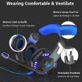 Kotion Each G2000 Over-ear Gaming Headphone with Mic and Stereo Bass LED Light -Blue. 