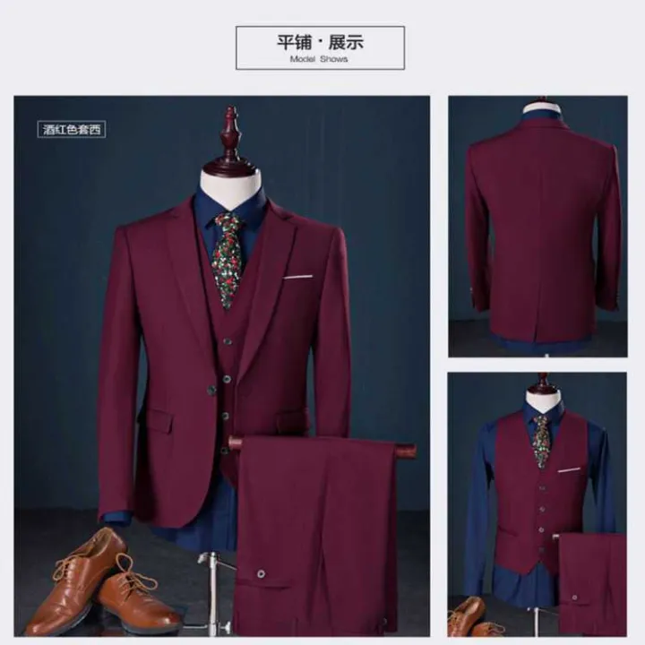 Suit%20Set%20Three-Piece%20Set%20Men's%20Korean-Style%20Slim%20Fit%20Professional%20Dress%20Business%20Casual%20Small%20Suit%20Best%20Man%20Wedding%20Dress%20-%20Image%207