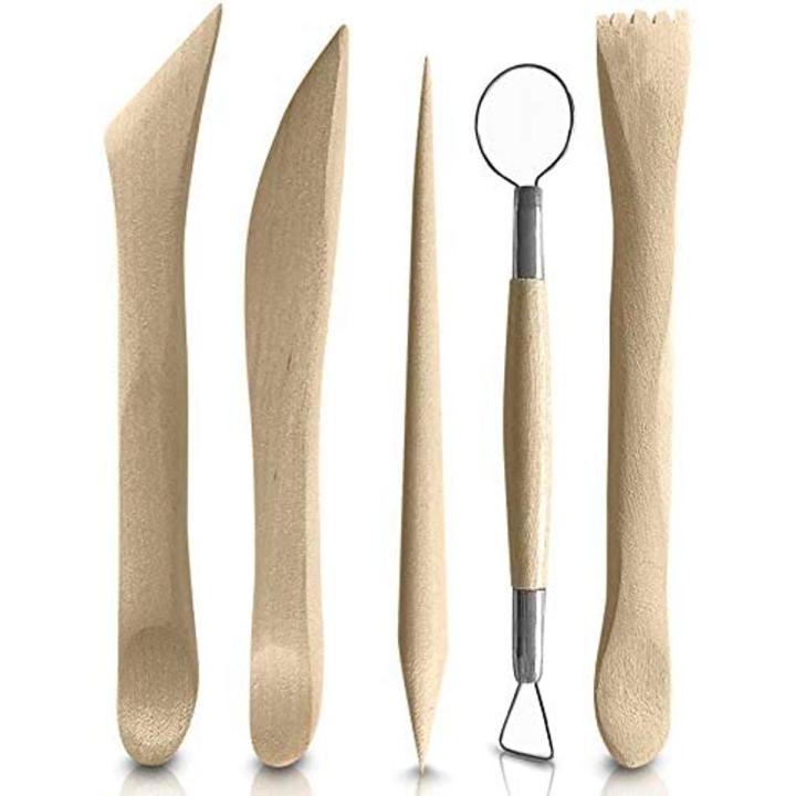 Polymer Clay Sculpting Tools Set - 5 Pcs Pottery Tool Kit