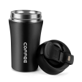 Double Drink Coffee Mug-Cup 400ml Portable Stainless Steel Travel Vacuum Insulated with straw Lid-(Original China). 