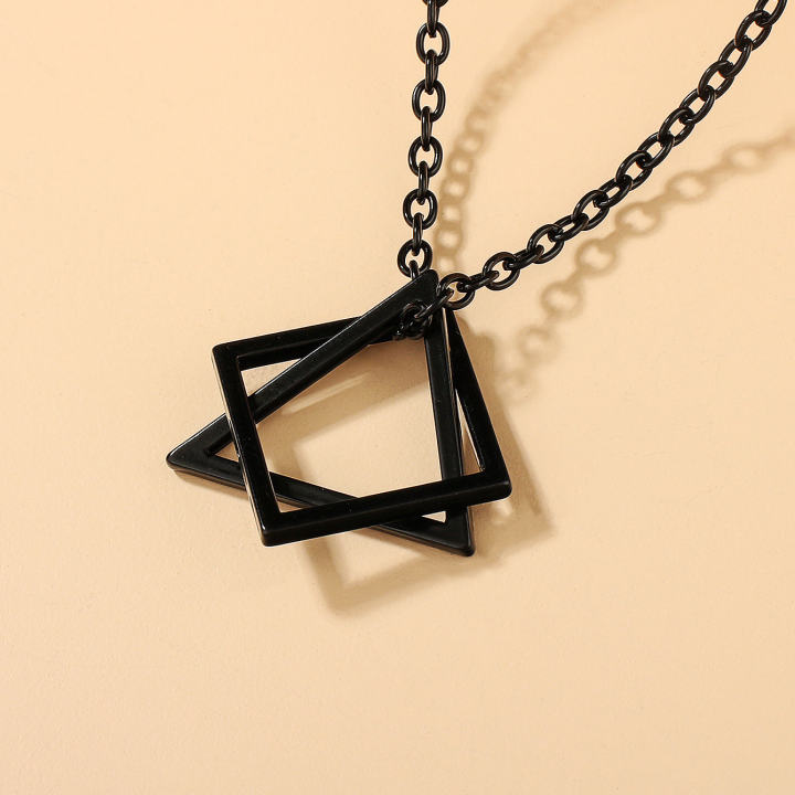 Stainless%20Steel%20%20Square%20Triangle%20Chain%20Pendant%20Necklace%20For%20Men%20-%20Image%203
