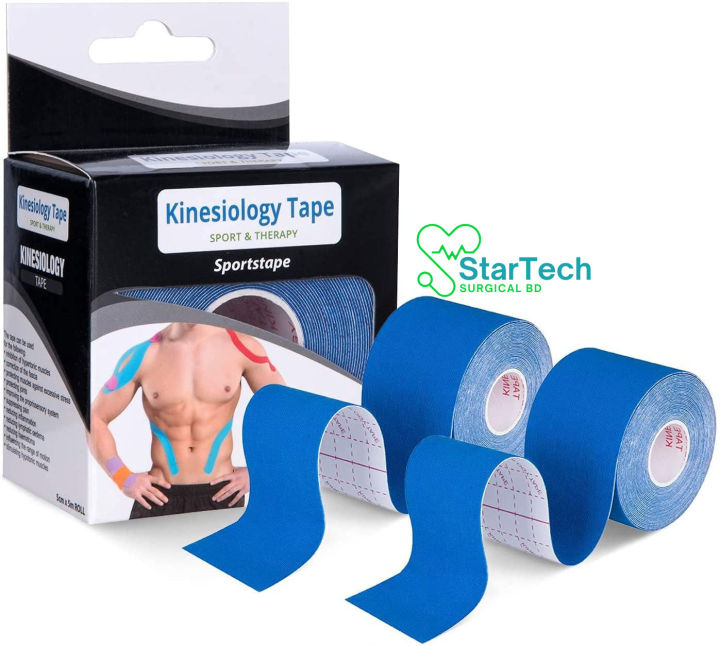 Kinesiology Tape, Physiotherapy tape, Muscles tape, relaxing tape, pain relief tape