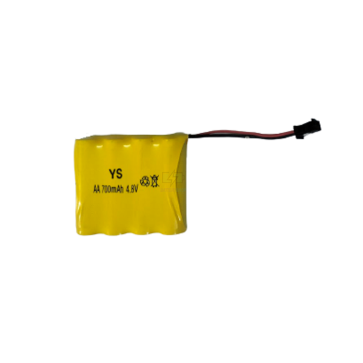 700mAh 4xAA  4.8V Rechargeable Battery with SM Connector