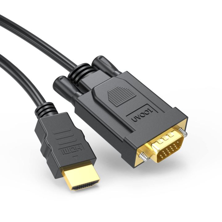 HDMI To VGA Converter Cable For PC Laptop Tablet High Resolution Adapter