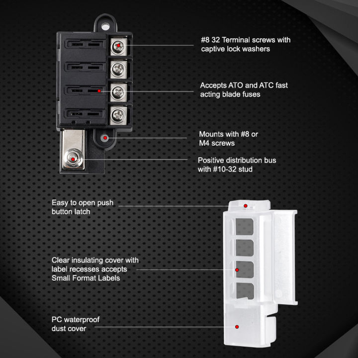 4/8%20Way%20Car%20Fuse%20Accessory%2012V%2024V%20Car%20Truck%20Circuit%20Fuse%20Box%20Circuit%20Breaker%20Blade%20Fuses%20Circuit%20Standard%20ATO%20-%20Image%203