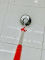 1pc Your Helping Hand 360 Spin Rotational Length Adjustable Mop Stick Expandable Stainless Steel Mop Bucket Stick Rod with 1 Microfiber Head Refill for Home and Office Cleaning (Color may will not match with picture, but you get 100% Quality Product). 