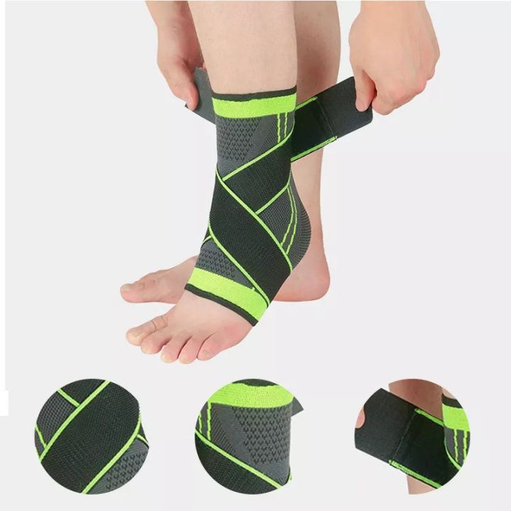 Compression Strap Adjustable Elastic Sports Basketball Ankle Brace