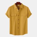 Custom Experience - Men's resort shirt linen Quality work shirts Button linen shirts - Couture - High-end - Designed - Urban Vibes. 
