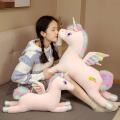 Rainbow Unicorn Pillow Birthday Gift Plush Toy for Children.