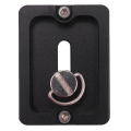 Universal Tripod Quick Release Plate, Plate for DSLR Camera Tripod Ballhead(PU-50).