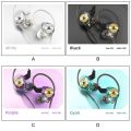QKZ AK3 FiLe Wired Earbuds 3 5mm Music Audio Earphone Long Cord Running Headset Replacement with Earcaps Cyan. 