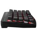 Popular 28 Keys One Handed Mechanical Wireless Gaming Keyboard RGB Backlit Gaming Keypad.