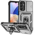 【Customer favorite】 laxyA5 55 Ga Moving Lens Camera Protector G Case Slip A55 5 for Galaxy Armor Phone Back Coque for Galaxy A55 A5 Ring Stand Cover. 