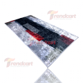 Turkish Modern European 3D Floor Carpet (4/2 Feet).