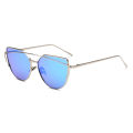 AliExpress metal cat-eye sunglasses men's women's dazzling toad glasses, European and American fashion sunglasses, new sunglasses.