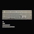 124 Keys Japanese PBT White AE86 Initial D Cherry Keycaps. 