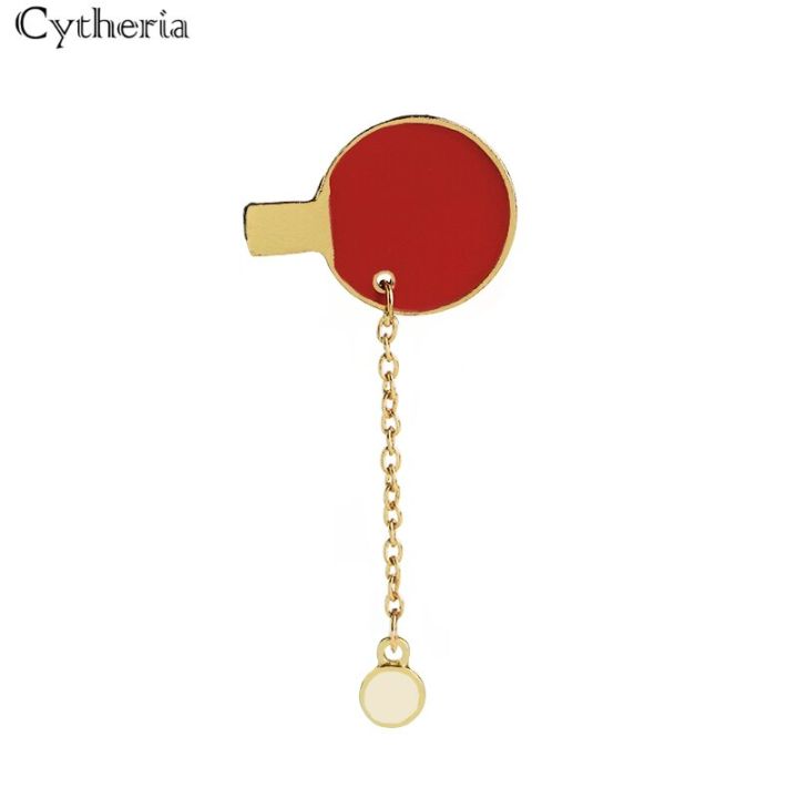 Table%20tennis%20racket%20pins%20Badminton%20racket%20broches%20pingpong%20enamel%20brooch%20Badminton%20sports%20enthusiasts%20pin%20chain%20for%20sport%20lover%20-%20Image%203