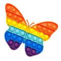 Pop It Bubble Toy for Kids, Family, Friend Multi Color-- ButterFly. 