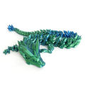 3D Printed Dragon Figures Multi-Jointed Movable Dragon Model Toys Tabletop Decor Maoxiu. 