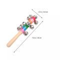 Rattles Musical Toy For Baby Playing Culourful Wooden Rattle Baby Toys.