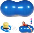 Peanut Ball for Kids Therapy, 90x45cm Anti-burst Exercise Ball With Pump, Gym Quality Fitness for Pregnancy Birth, Physical Therapy, Child Training, Women, Men.