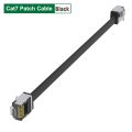 Patchtek CAT7 Flat Ethernet Cable RJ45 Short Boot SSTP 10Gbps 600Mhz Lan Cable Network 0.1-1.5m rj45 CABLE for Ps5 Iptv. 