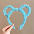 【Must-have】 Womens Headband Woolen Hair Band Headwear Girl Wash Up Plush Hair Hoop Hair Accessories Autumn And Winter Mzea.